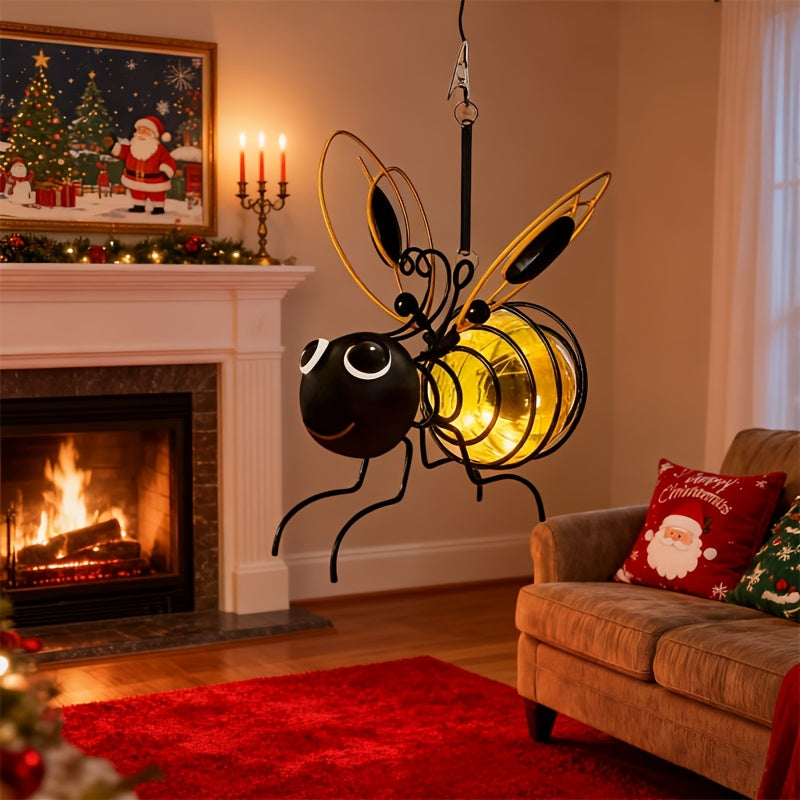 1pc Bees Light LED Decorative Hanging Atmosphere for Indoor Decoration in Living Room, Bedroom, and Study - Warm Lighting for Weddings, Parties, and Festive Celebrations