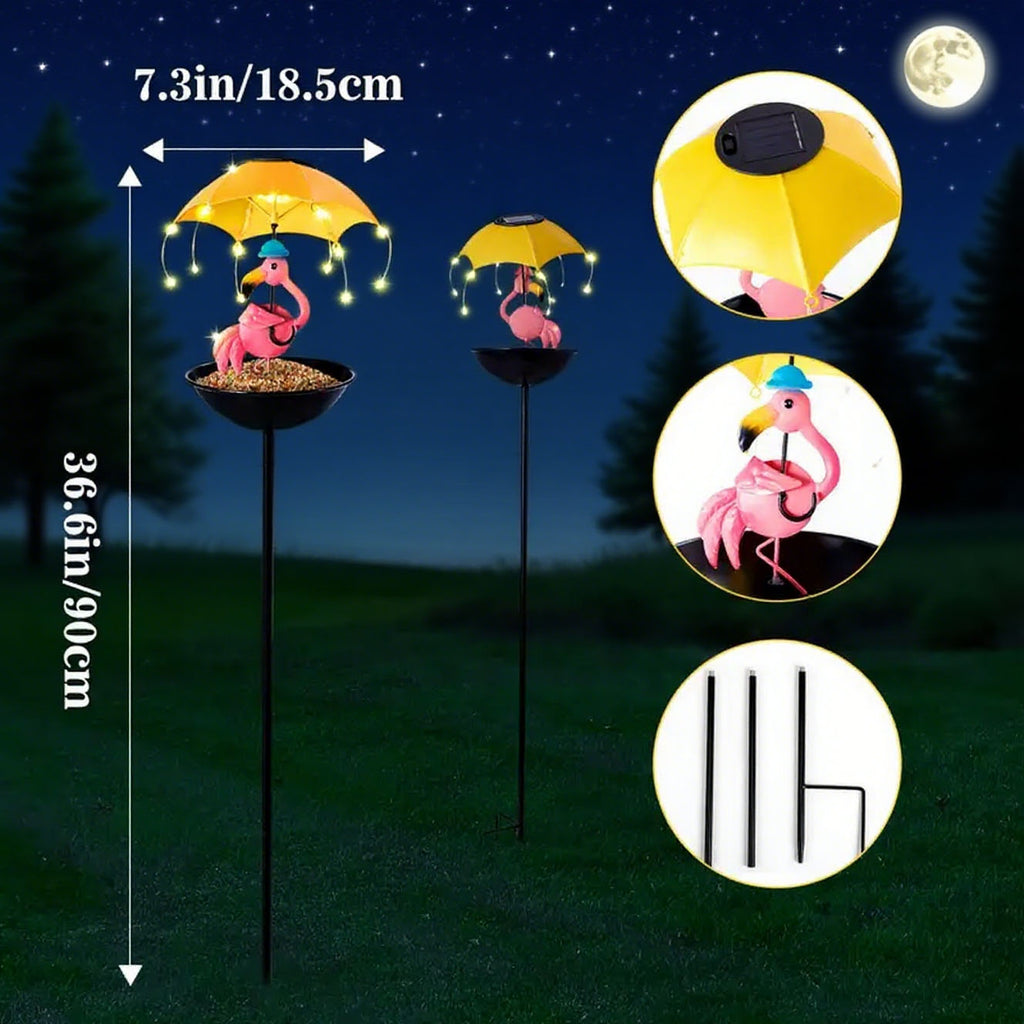 Halloween Bees Light Waterproof Statue - 2pcs Solar-Powered Garden Animal Decor for Lawn and Patio