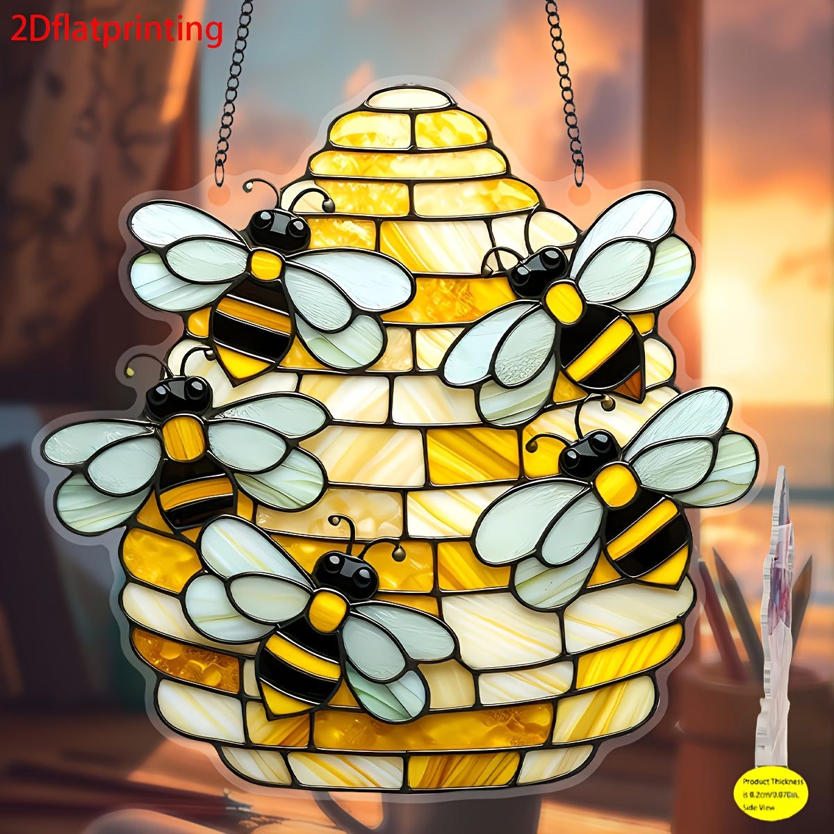Bees Light Reflector Sun Catcher for Stunning Home Decor