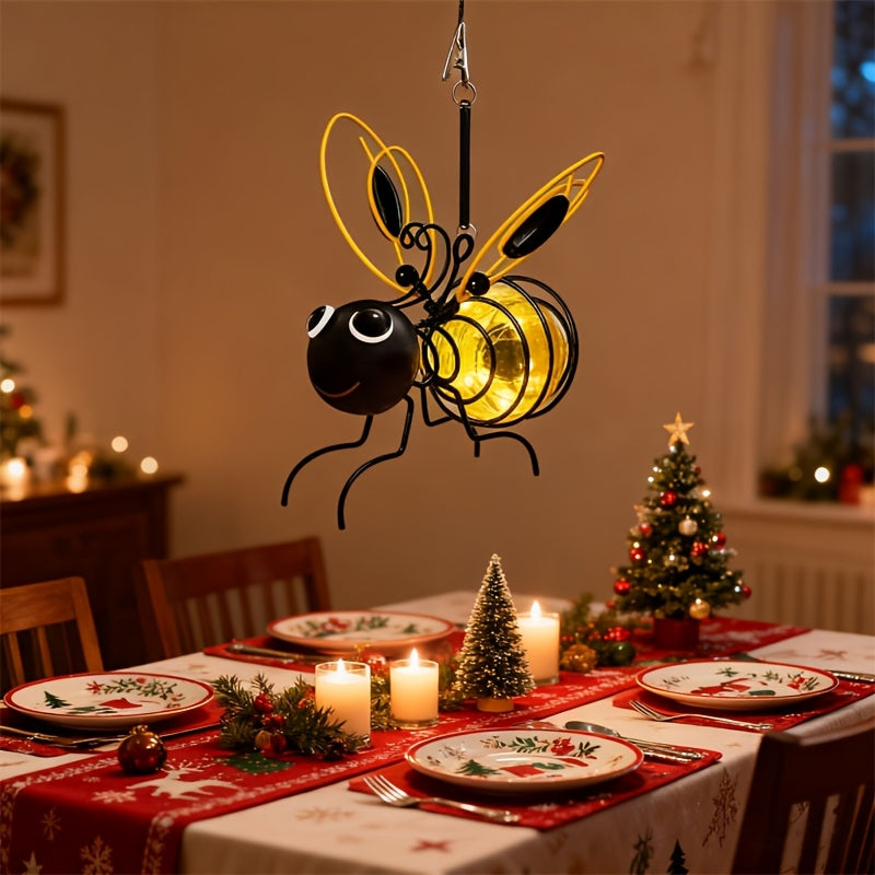 1pc Bees Light LED Decorative Hanging Atmosphere for Indoor Decoration in Living Room, Bedroom, and Study - Warm Lighting for Weddings, Parties, and Festive Celebrations