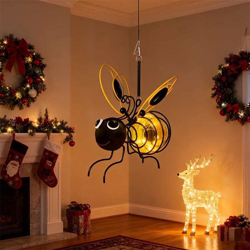 1pc Bees Light LED Decorative Hanging Atmosphere for Indoor Decoration in Living Room, Bedroom, and Study - Warm Lighting for Weddings, Parties, and Festive Celebrations