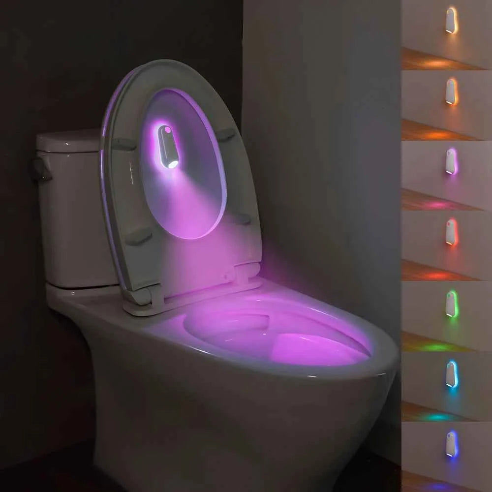 Bees Light | LED Smart Motion Sensor Night Light, Toilet Seat Lights, USB rechargeable 8Color Lamp for Summer Corridor WC Camping Home Decor