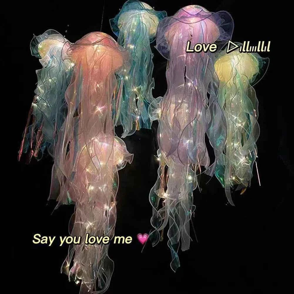 Bees Light - DIY Jellyfish Lantern – Under The Sea Colorful Jellyfish Lamp