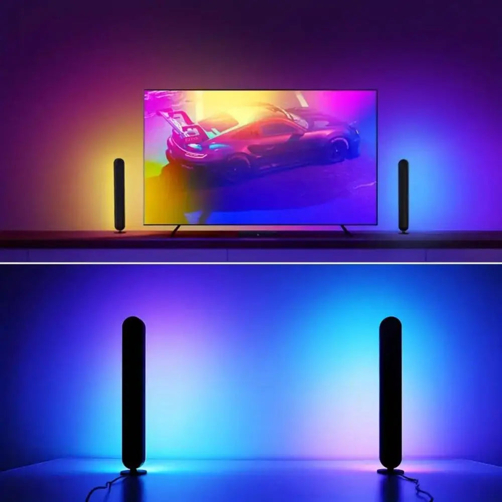 1 Bees Light | USB LED Light Bar RGB Color Changing TV Backlight Remote Symphony Atmosphere Light Strips Music Rhythm Ambient Pickup Lamp Decor | [[Product type]] Lighting – Bees Light