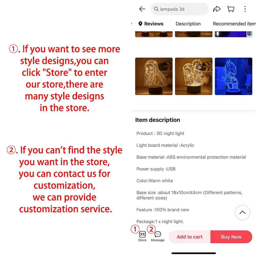 Bee 3D Night Light Kids Toy Birthday Christmas Gifts For Kids Toys Night Light 3D Illusion Lamp