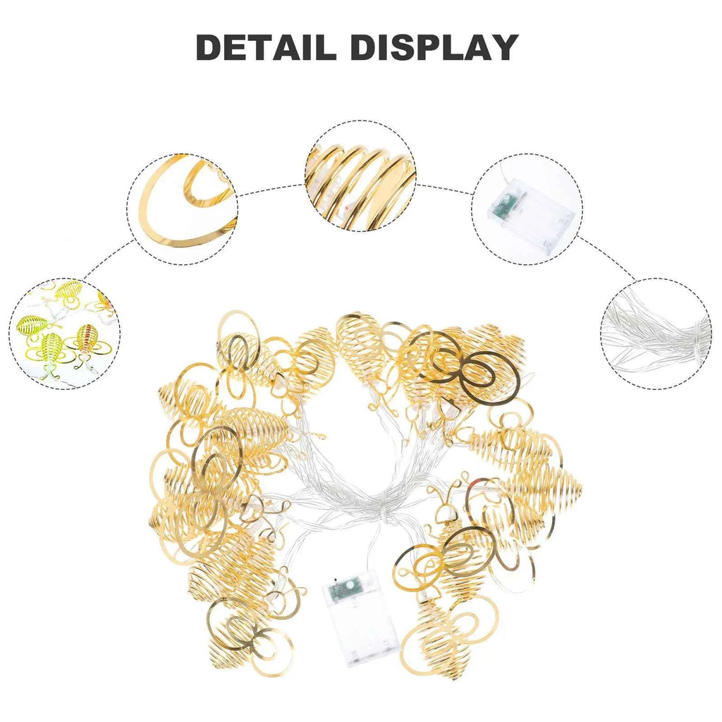 1Pcs Christmas LED Honey Bee String Lights Outdoor Garden Lamp Decorative Light String for Party Festival Decorative Light