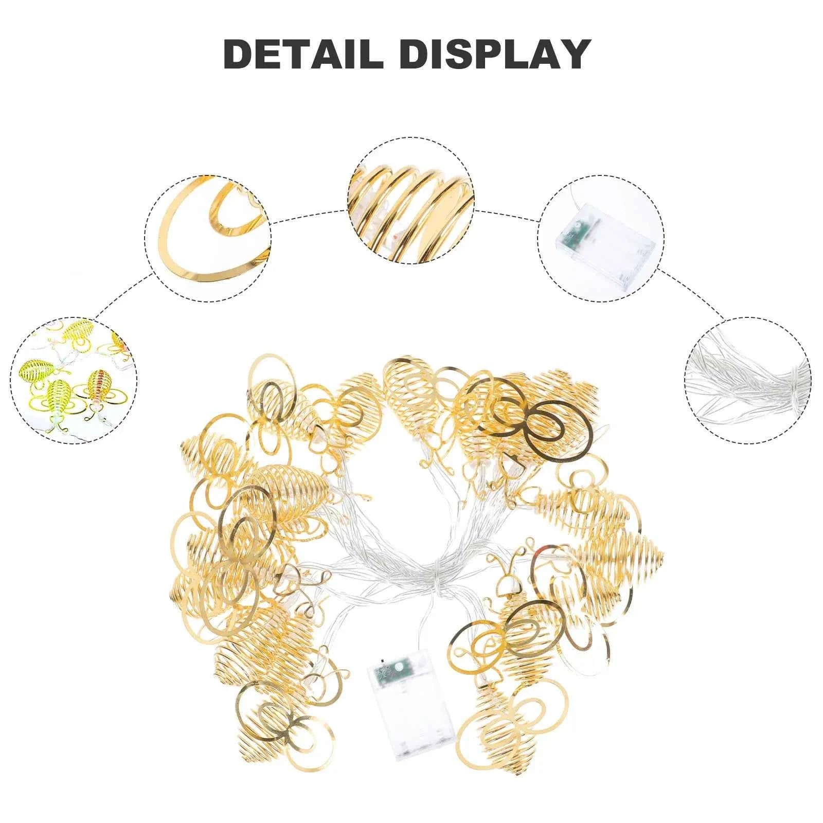 1Pcs Christmas LED Honey Bee String Lights Outdoor Garden Lamp Decorative Light String for Party Festival Decorative Light