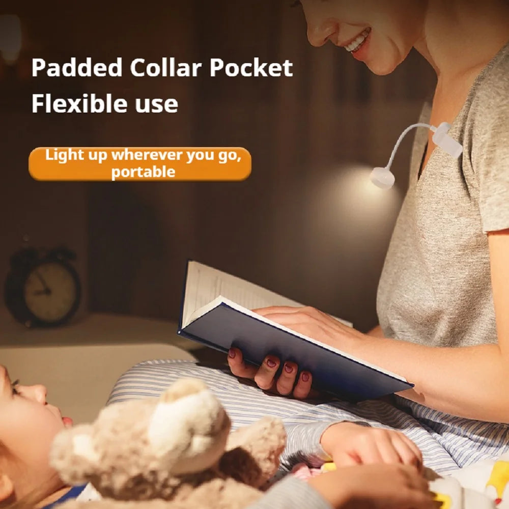 1111111Bees Light | Folding Mini Clip Book Lamp USB Rechargeable LED Night Light, Stepless, Dimmable, Flexible, Bedroom, Reading | [[Product type]] Lighting – Bees Light