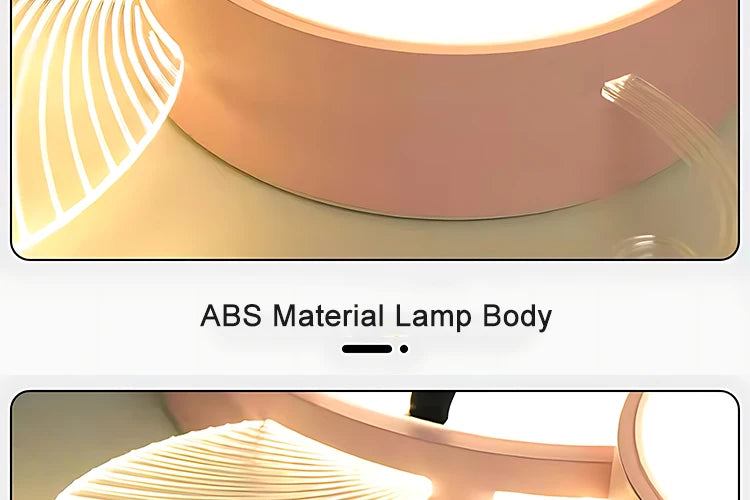 New Children's Room Ceiling Bees Light - Simple Modern Cartoon Rainbow Cloud Bedroom Light with Remote Control