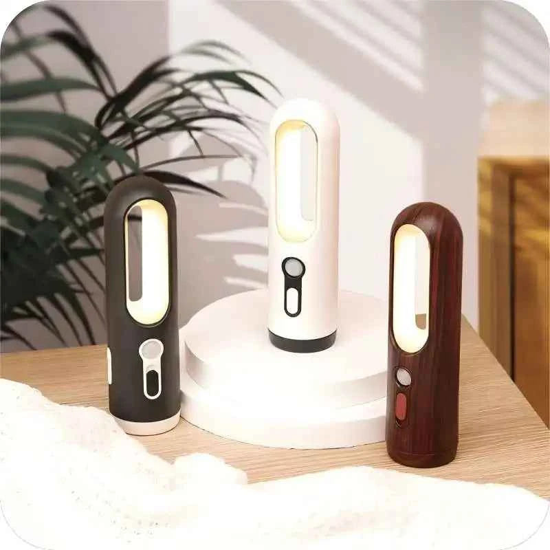 AiQUE LED Motion Sensor Night Light Portable 2 in 1 Flashlight Bedroom Bathroom Reading Camping Lighting Baby Feeding Eye Care