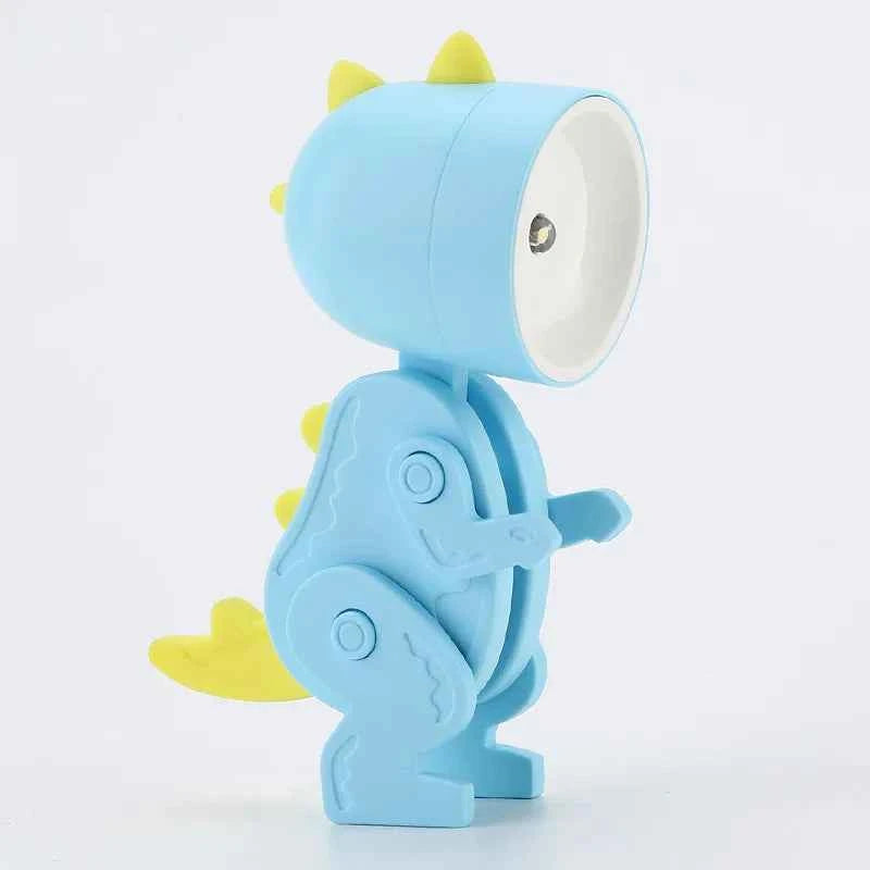 Bees Light - Mini Cute Cartoon Table Lamp Folding Dimmable Adjustable Angle AAA Battery Powered LED Night Light Eye Protection Lamp