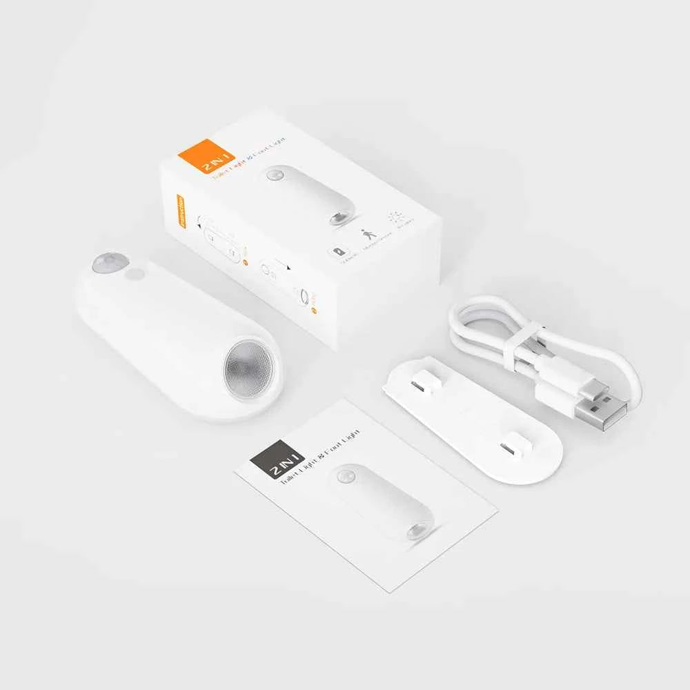 Bees Light | LED Smart Motion Sensor Night Light, Toilet Seat Lights, USB rechargeable 8Color Lamp for Summer Corridor WC Camping Home Decor